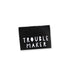 Klapp - Weblabel *trouble maker* schwarz - Paul & Clara