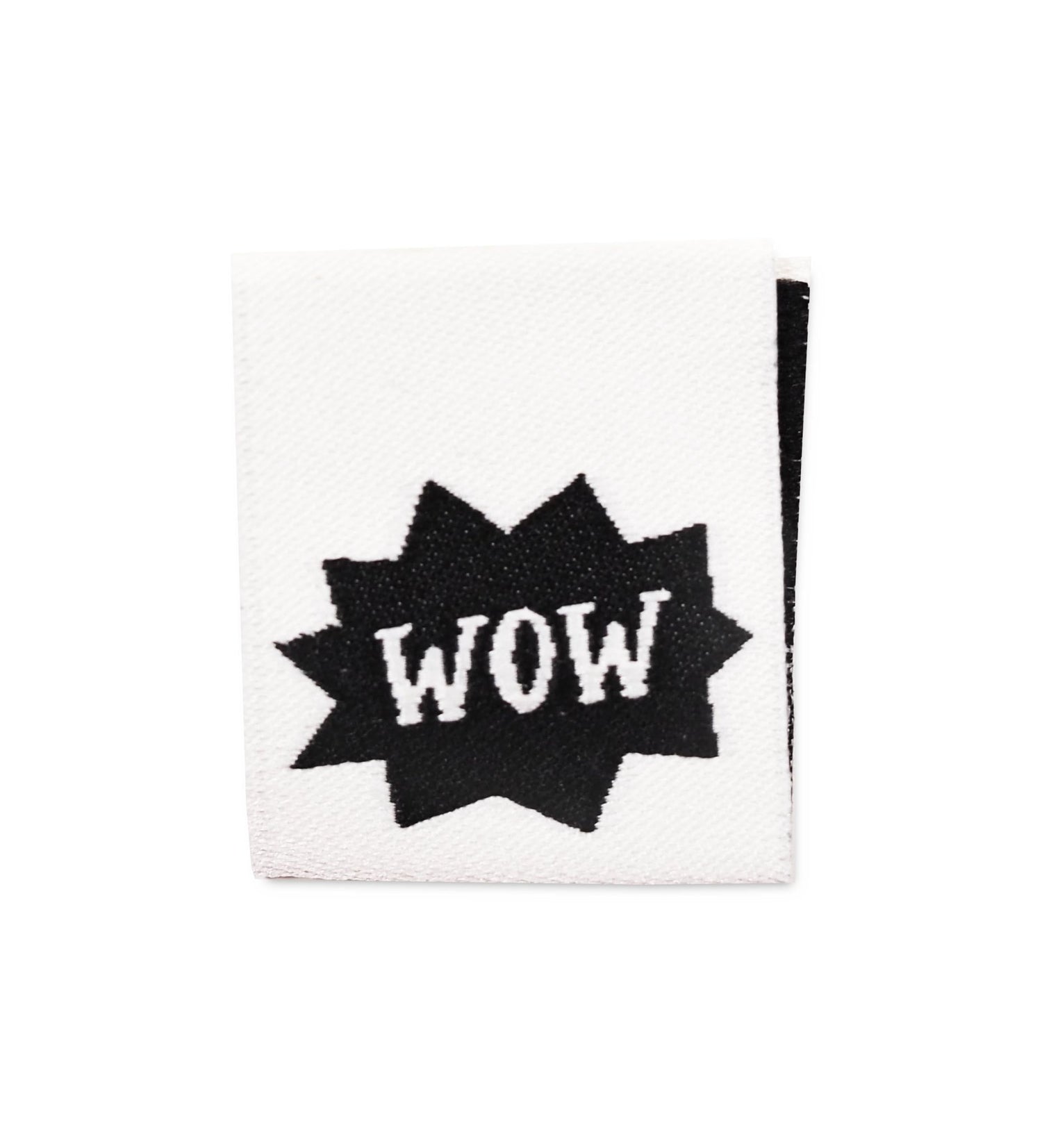 Klapp - Weblabel *WOW* weiß - Paul &amp; Clara