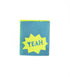 Klapp - Weblabel *yeah* blau/neongelb - Paul & Clara