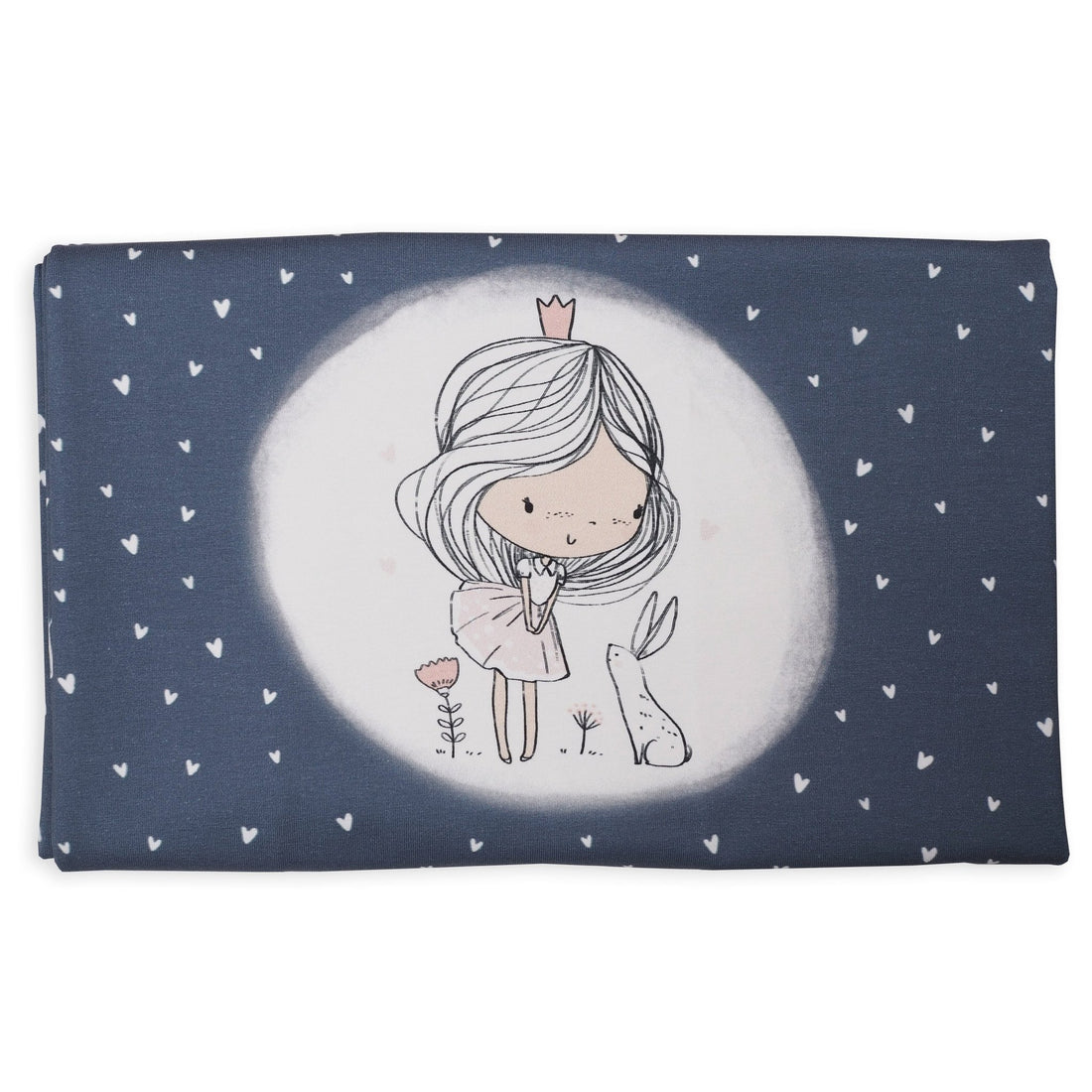 Kleine Prinzessin - XXL Panel - Dunkelblau 100 cm - Paul &amp; Clara