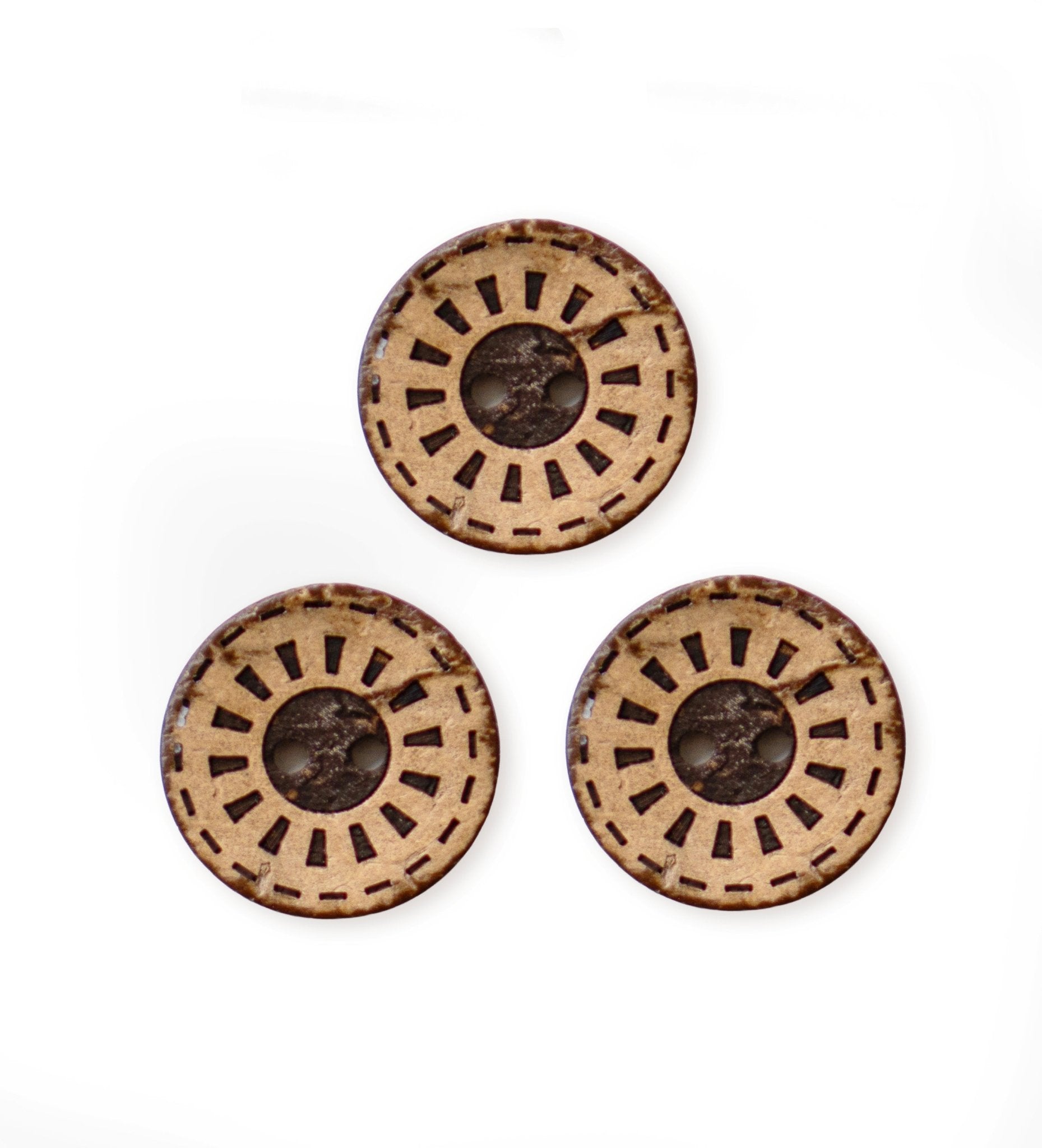 Kokosknöpfe *sonne* 20 mm - 3 Stück - Paul &amp; Clara