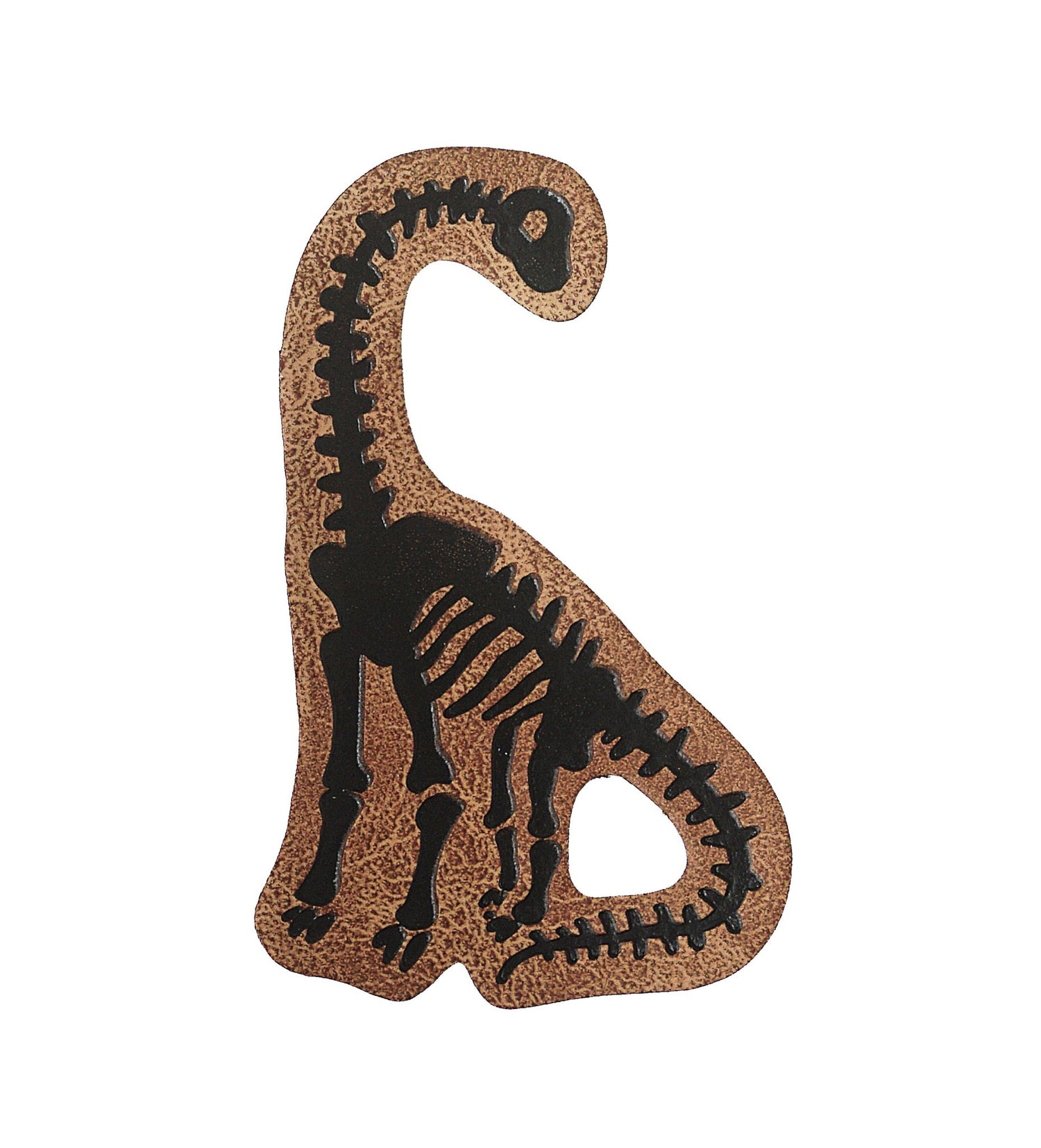 Kunstlederlabel - dino *iron - on* - Paul &amp; Clara