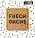 Kunstlederlabel - Frechdachs *iron - on* - Paul & Clara