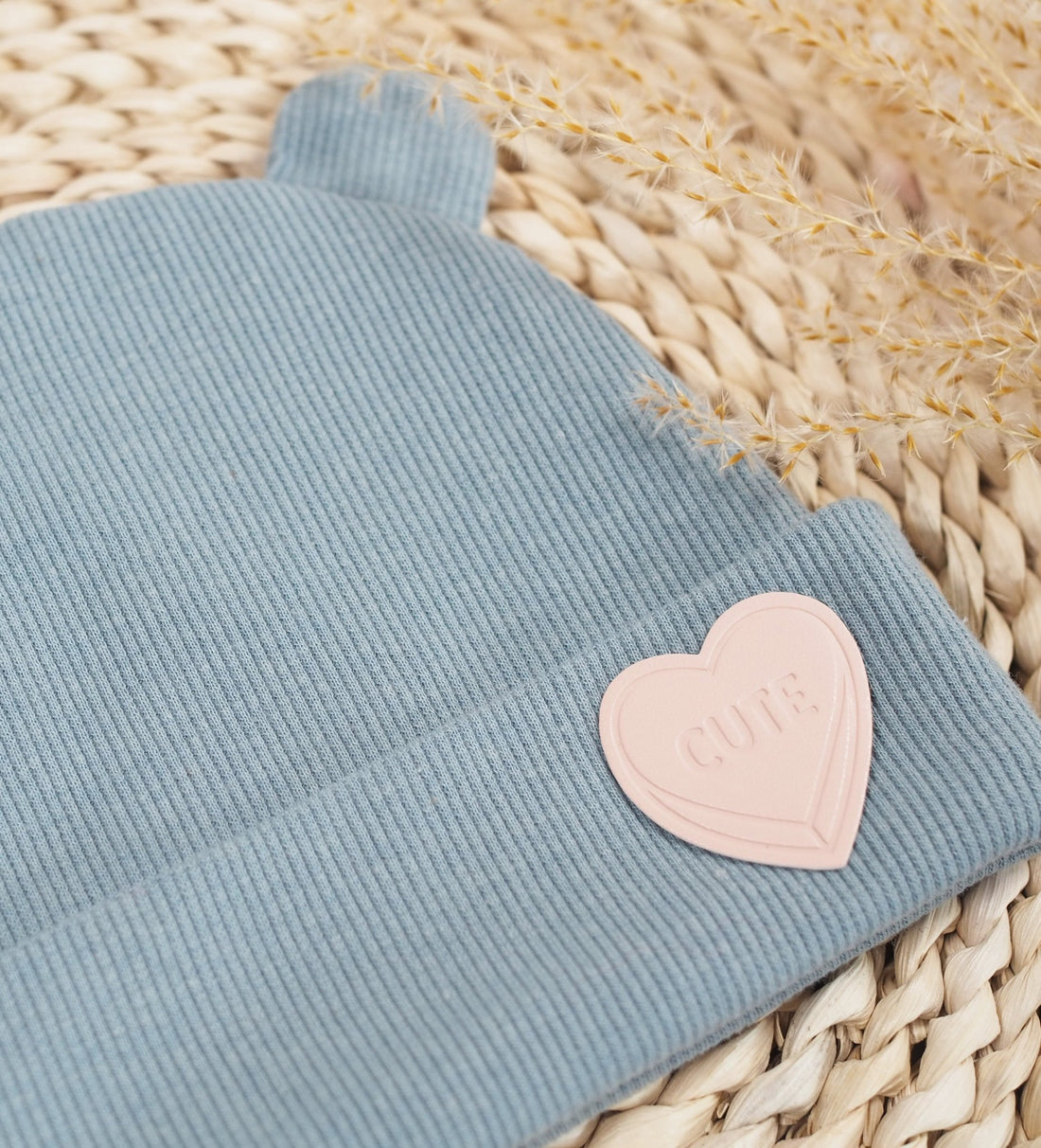 Kunstlederlabel - Herz cute *iron - on* - Paul &amp; Clara