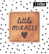 Kunstlederlabel - little miracle *iron - on* - Paul & Clara