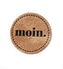 Kunstlederlabel - moin *iron - on* - Paul & Clara