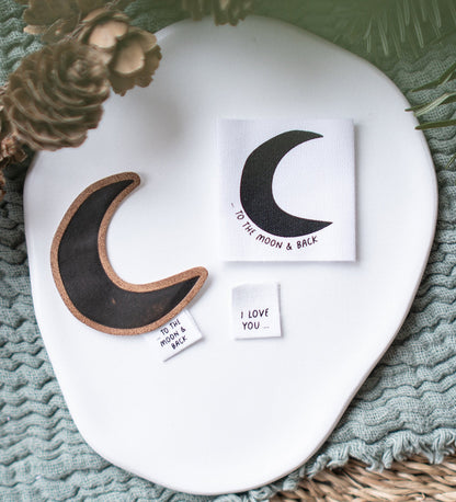 Kunstlederlabel - mond - Paul &amp; Clara