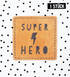 Kunstlederlabel - super hero *iron - on* - Paul & Clara