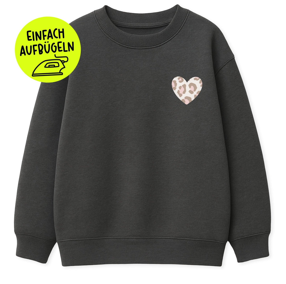 *LIMITIERT* Flock - Patch - Herz - Leo - *iron - on* - Paul &amp; Clara