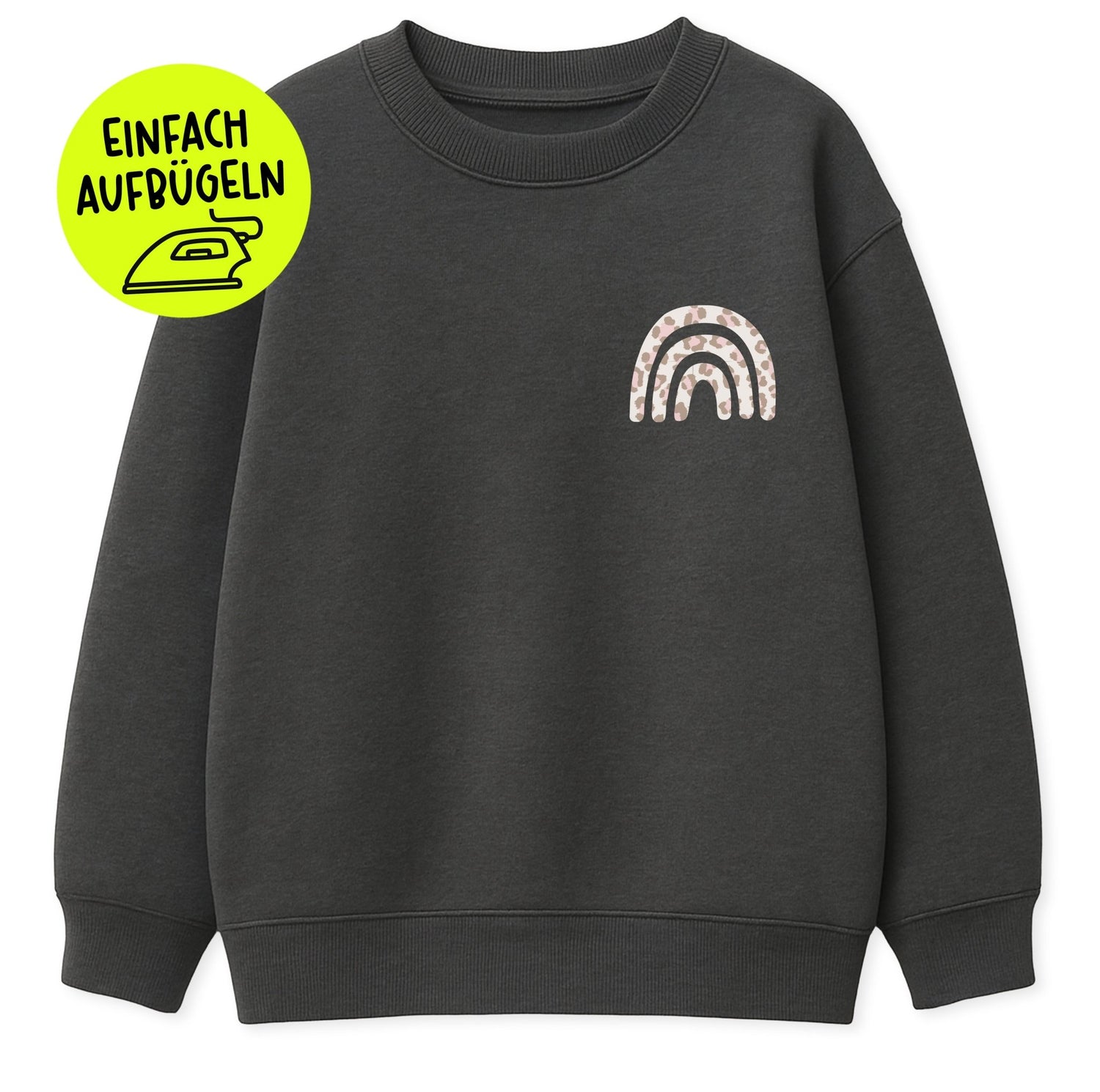 *LIMITIERT* Flock - Patch - Mini Regenbogen - Leo - *iron - on* - Paul &amp; Clara