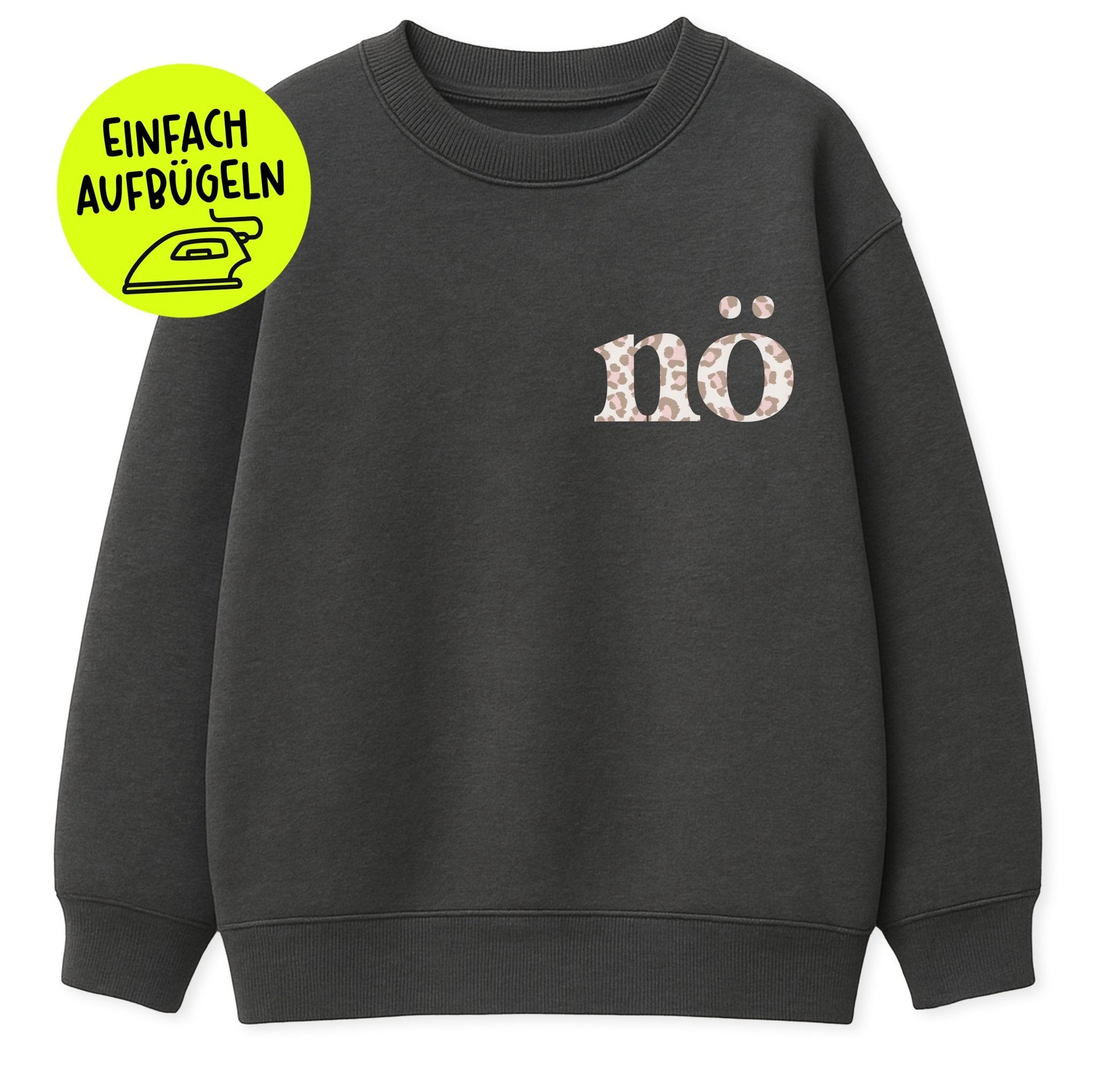 *LIMITIERT* Flock - Patch - nö - Leo - *iron - on* - Paul &amp; Clara