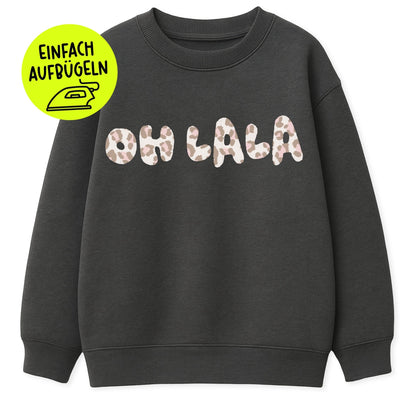 *LIMITIERT* XL Flock - Patch - oh lala - Leo - *iron - on* - Paul &amp; Clara