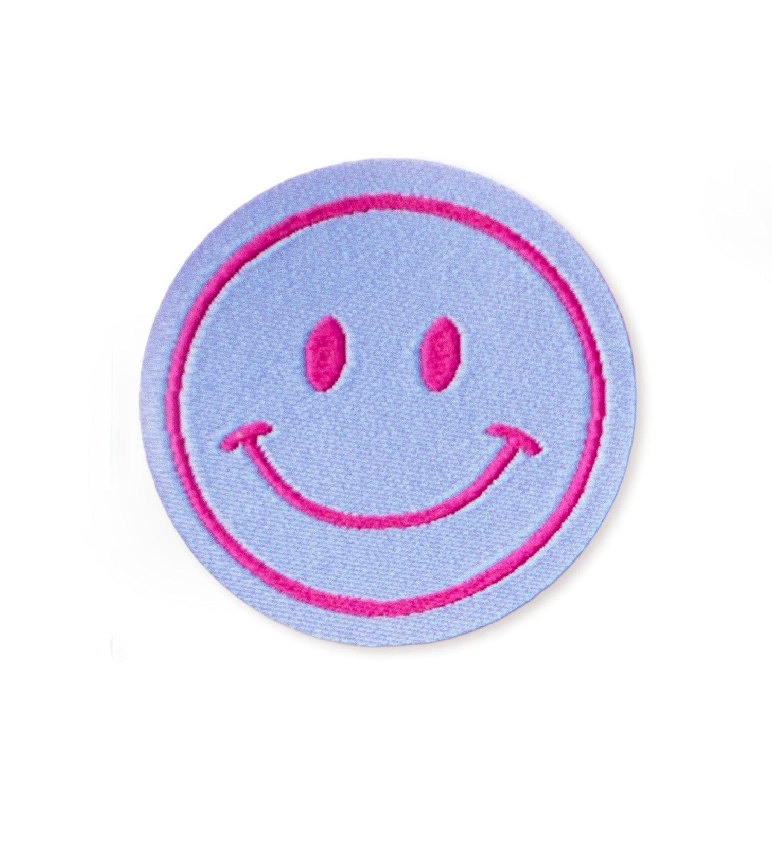 Patch - smile - Lavendelblau/Pink *iron - on* - Paul &amp; Clara