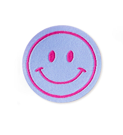 Patch - smile - Lavendelblau/Pink *iron - on* - Paul &amp; Clara