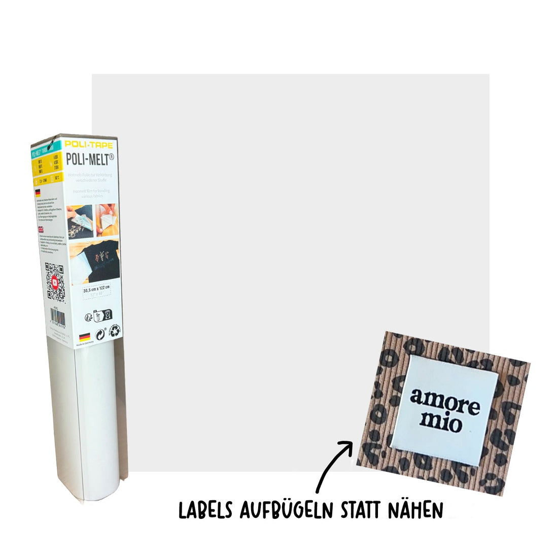 Poli - Melt Turbo 4900 *Textilkleber* - 21 x 25 cm - Paul &amp; Clara