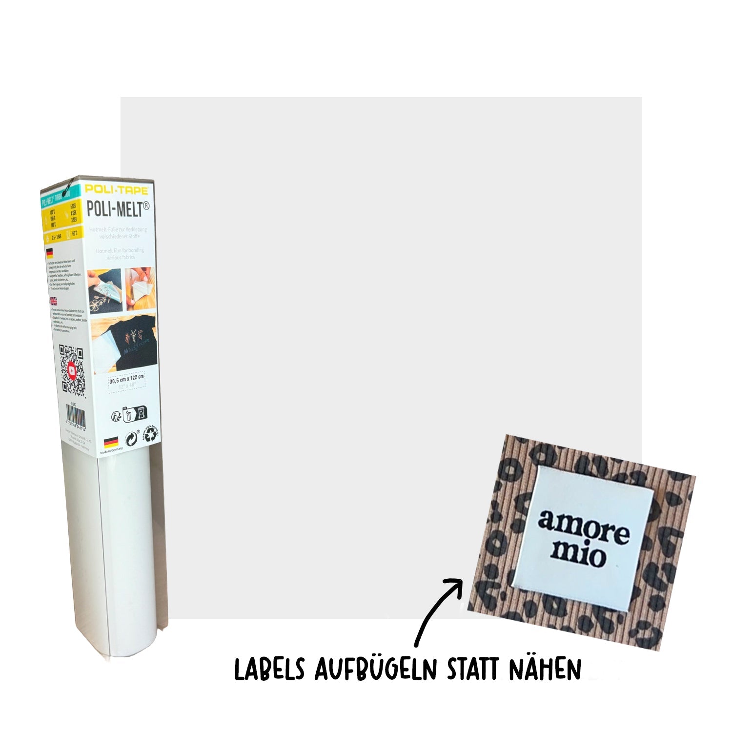 Poli - Melt Turbo 4900 *Textilkleber* - 21 x 25 cm - Paul &amp; Clara