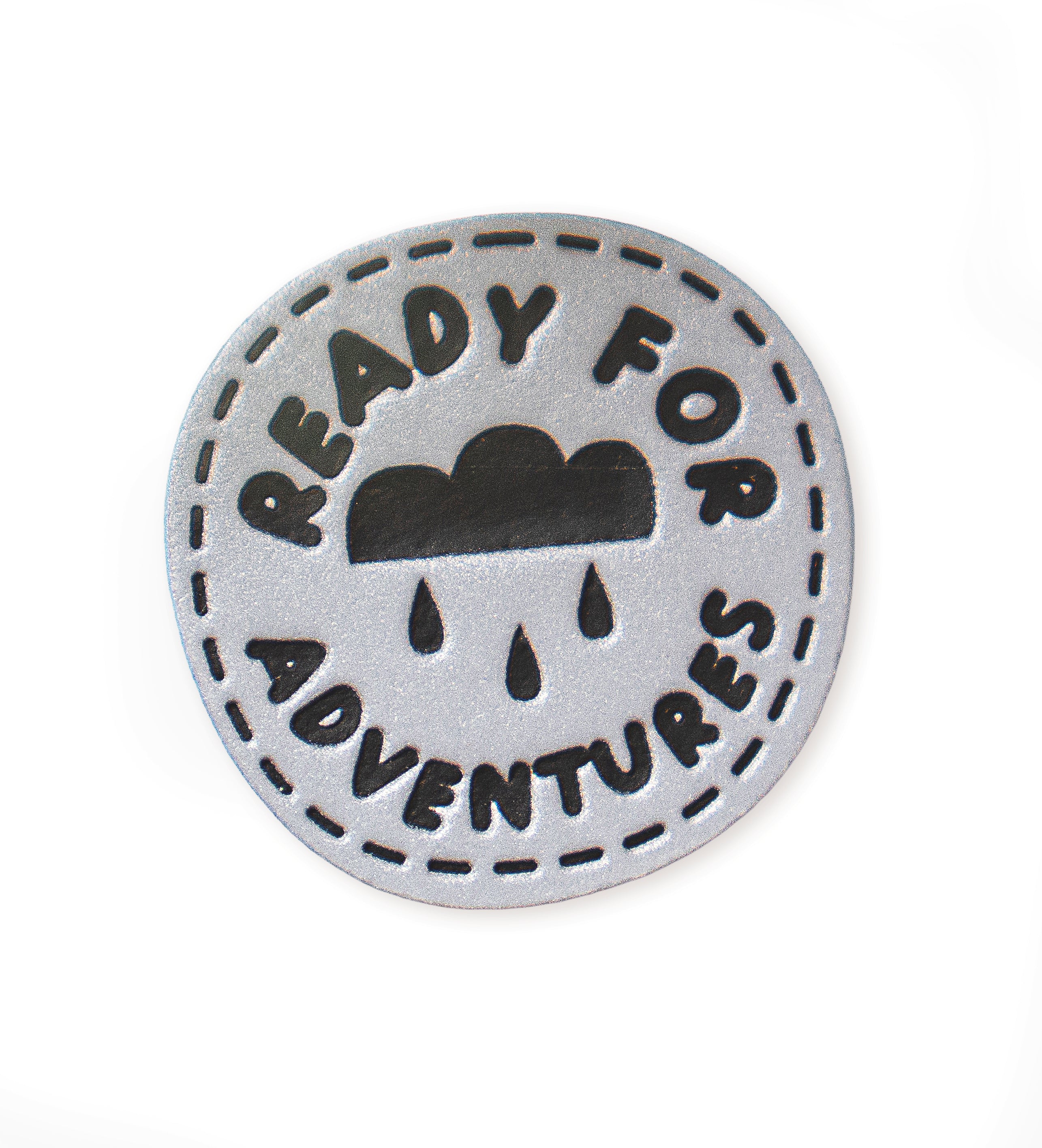 Reflektorlabel -  ready for Adventures *iron-on*