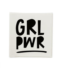 Baumwolllabel *GRL PWR* - 4er Pack - Paul & Clara