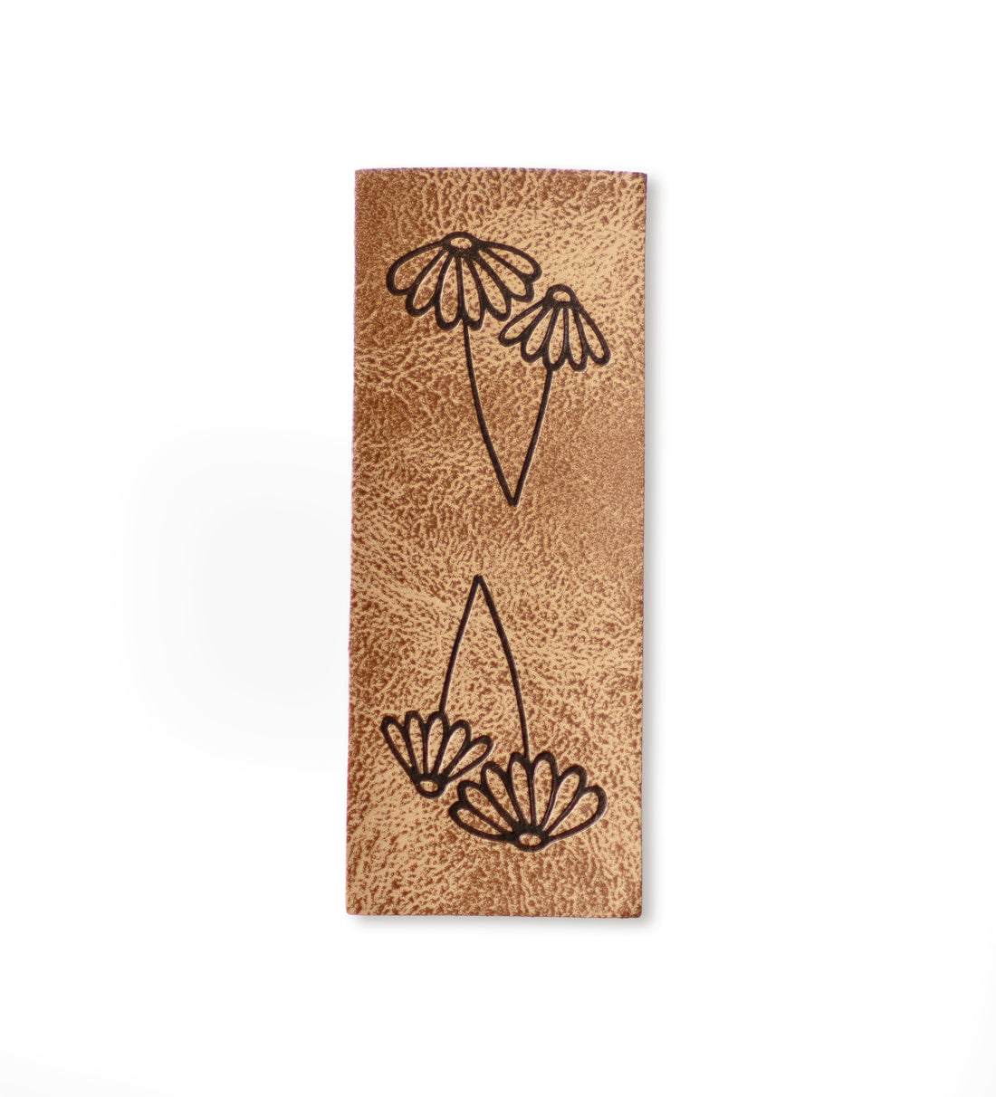 Klapp-Kunstlederlabel - Blumen - Paul &amp; Clara