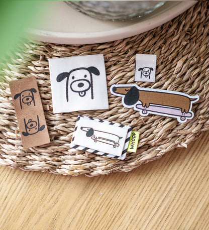 Patch - Dackel Skateboard *iron-on* - Paul &amp; Clara