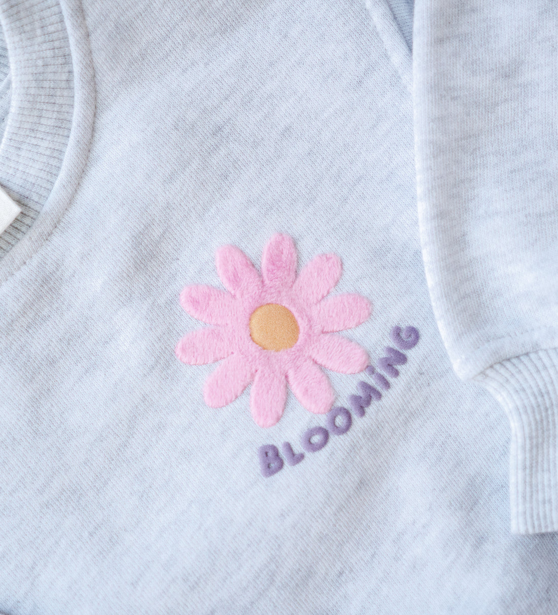 Teddy-Patch - Blume *iron-on*