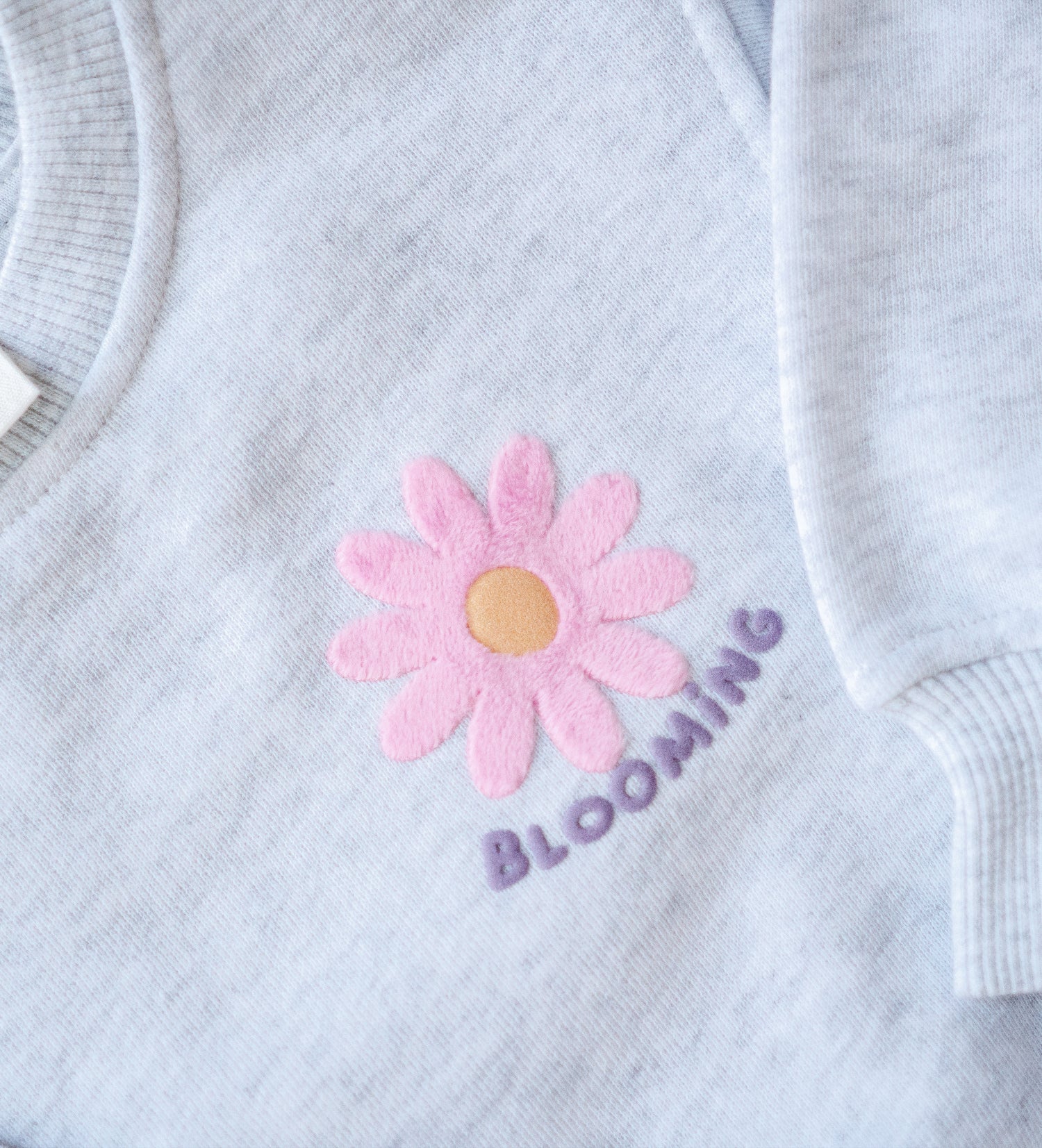 Teddy-Patch - Blume *iron-on*