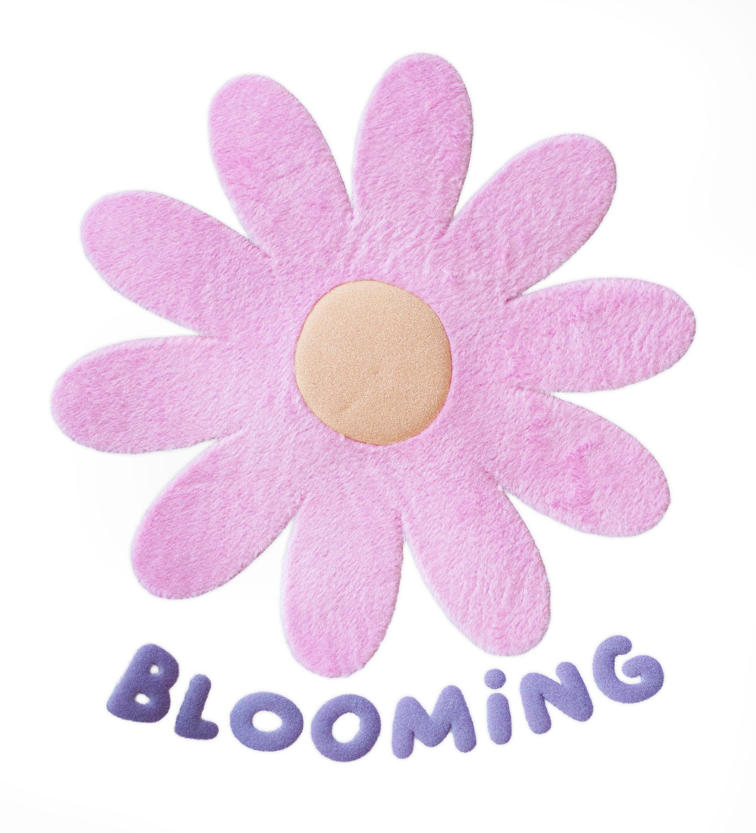 XL Teddy-Patch - Blume *iron-on*