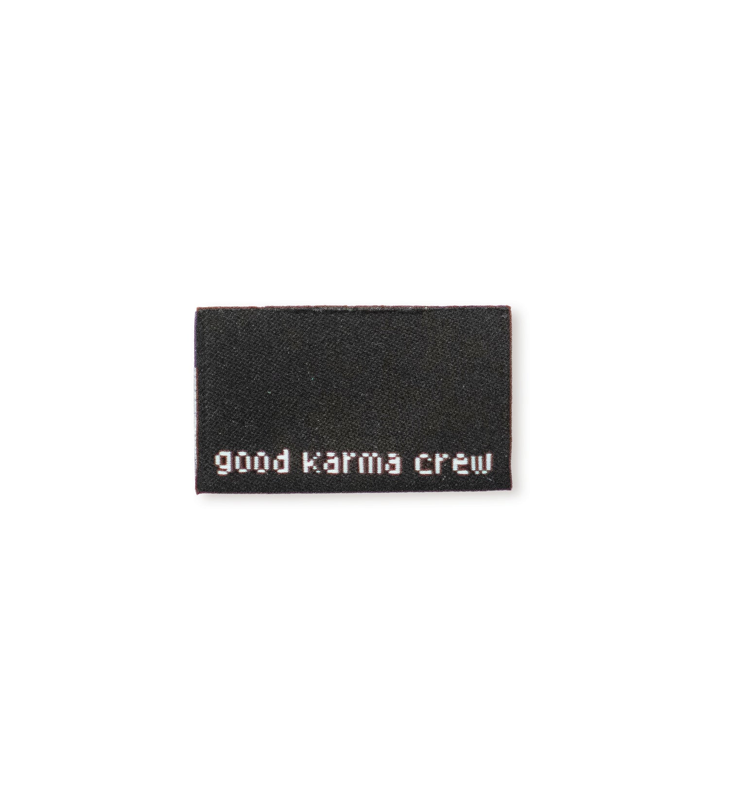 Klapp-Weblabel - good karma club