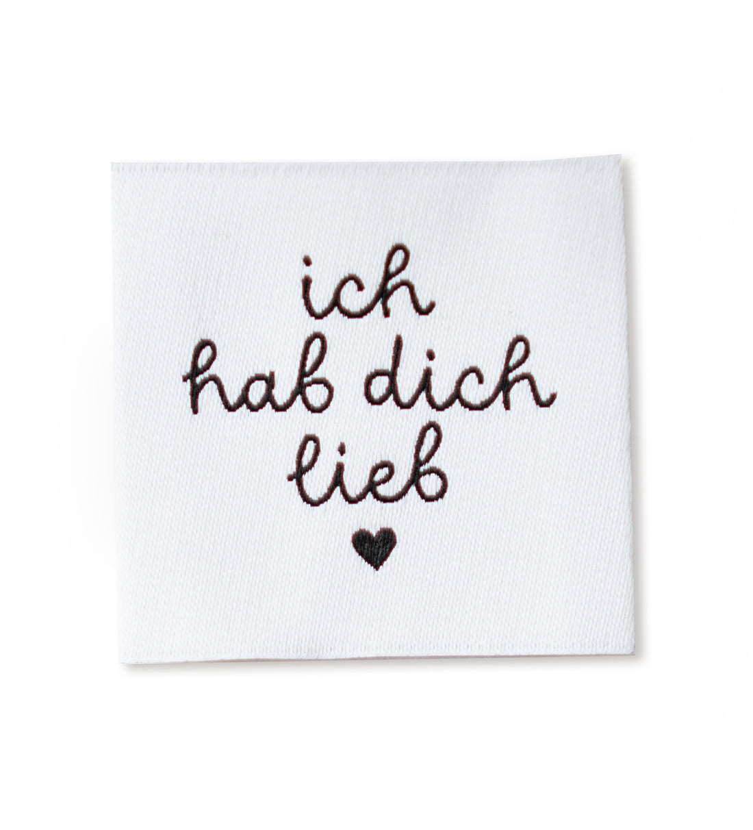 Weblabel - ich hab dich lieb ♥