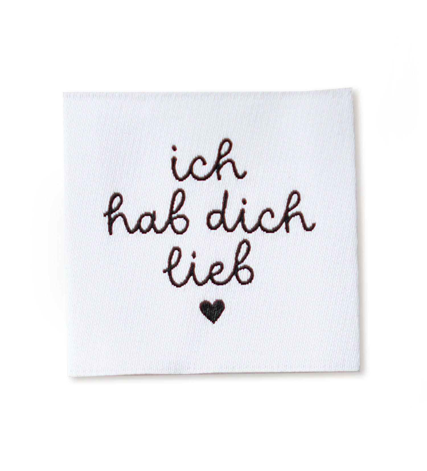 Weblabel - ich hab dich lieb ♥