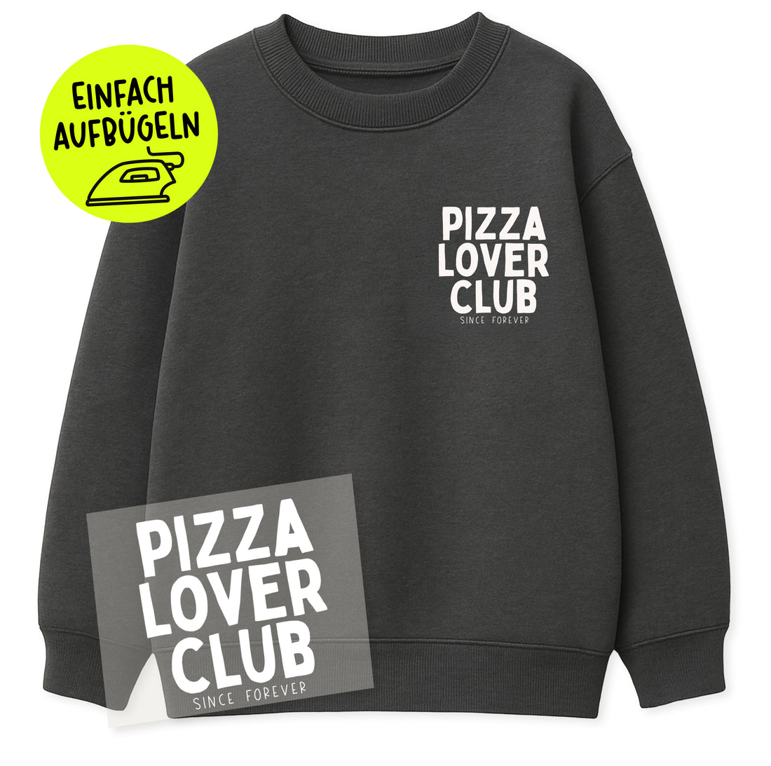 Bügelbild - Pizza Lover Club