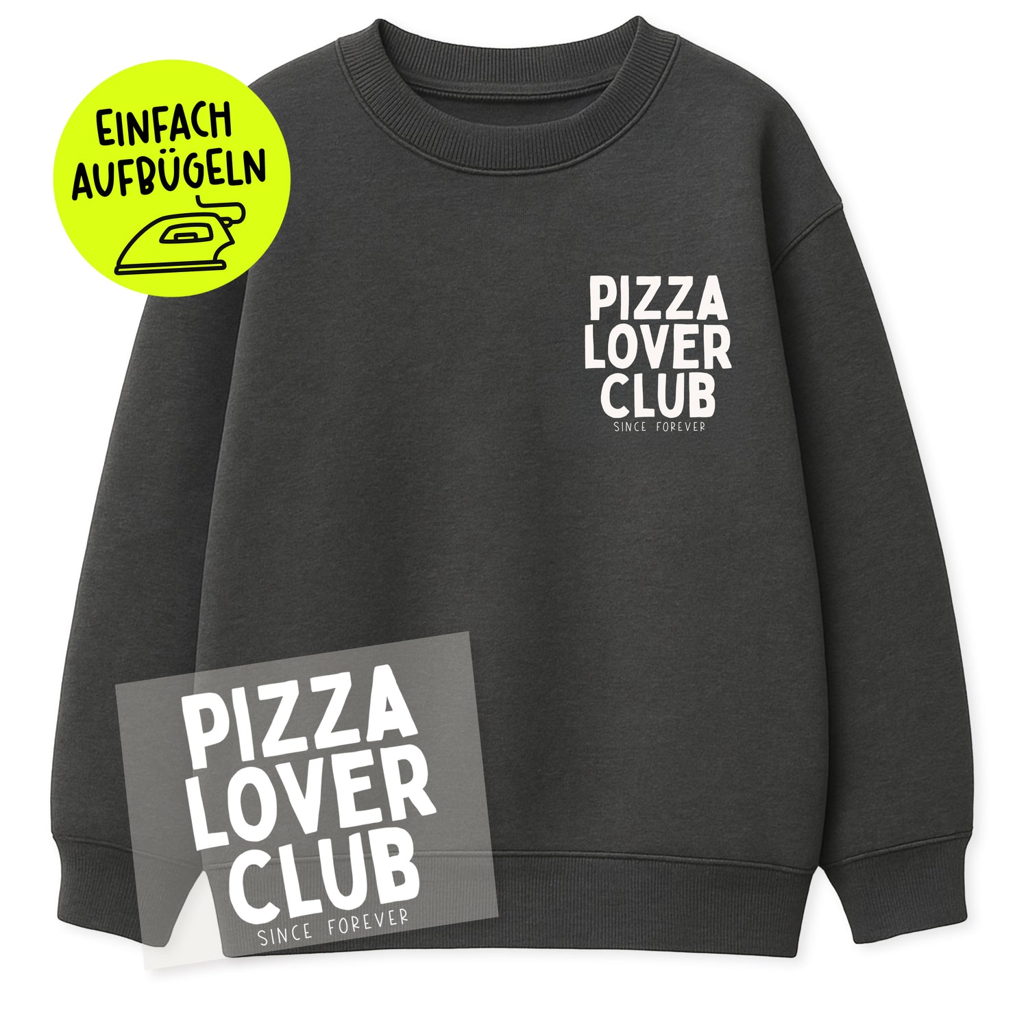 Bügelbild - Pizza Lover Club