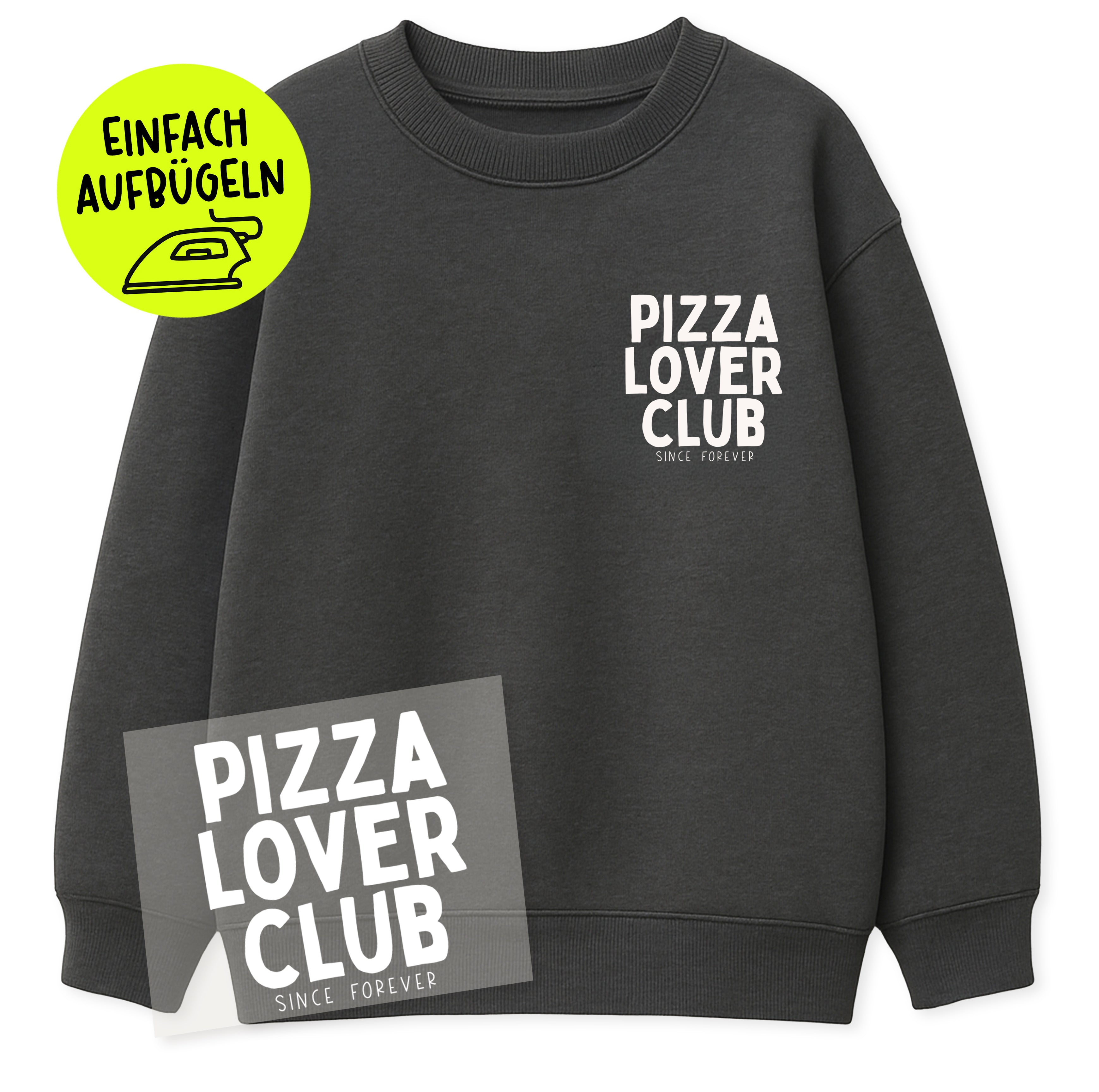 Bügelbild - Pizza Lover Club