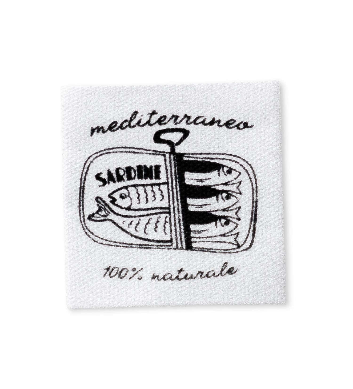 Baumwolllabel - Sardinen