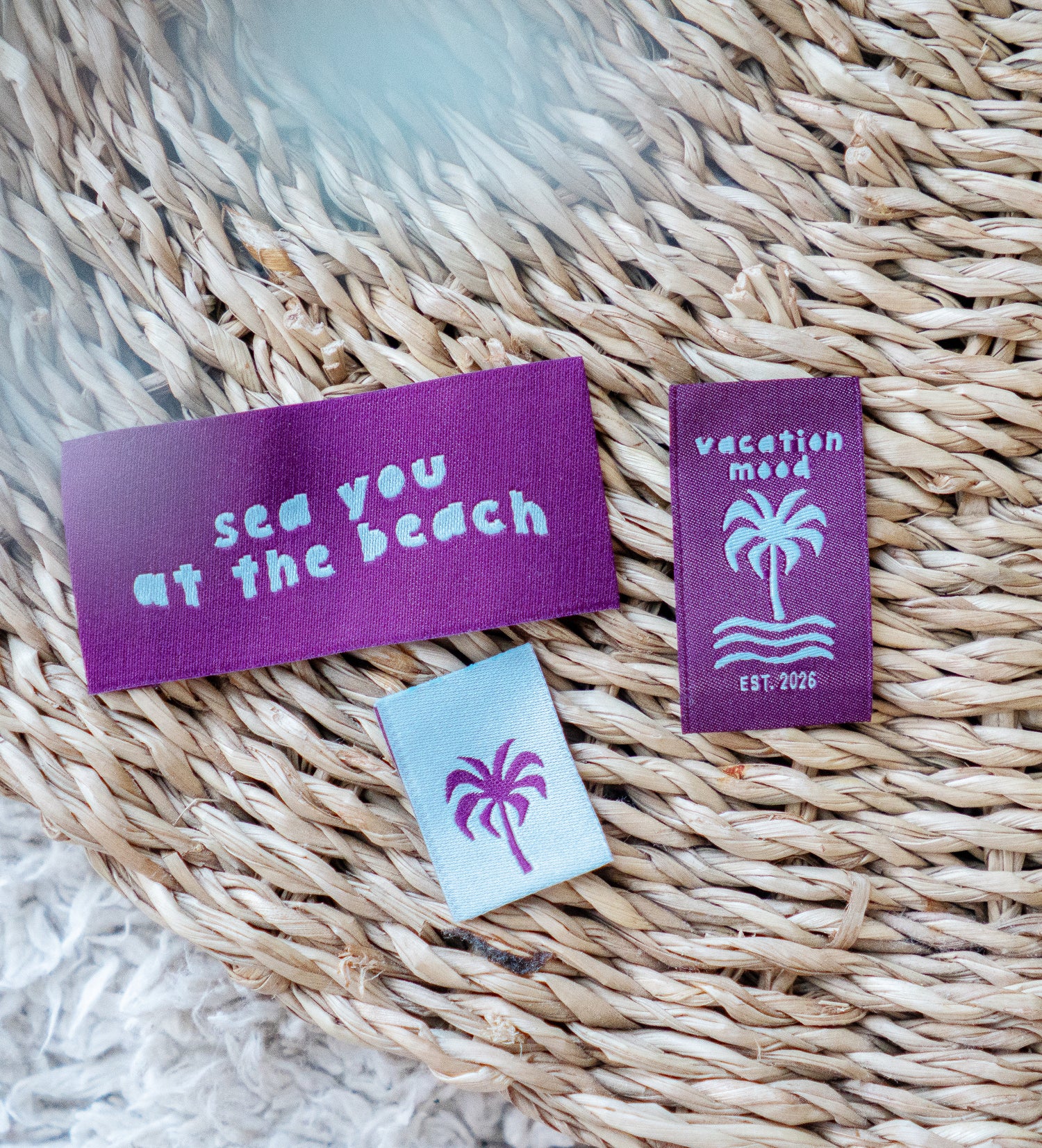 Weblabel - vacation mood *mauve*