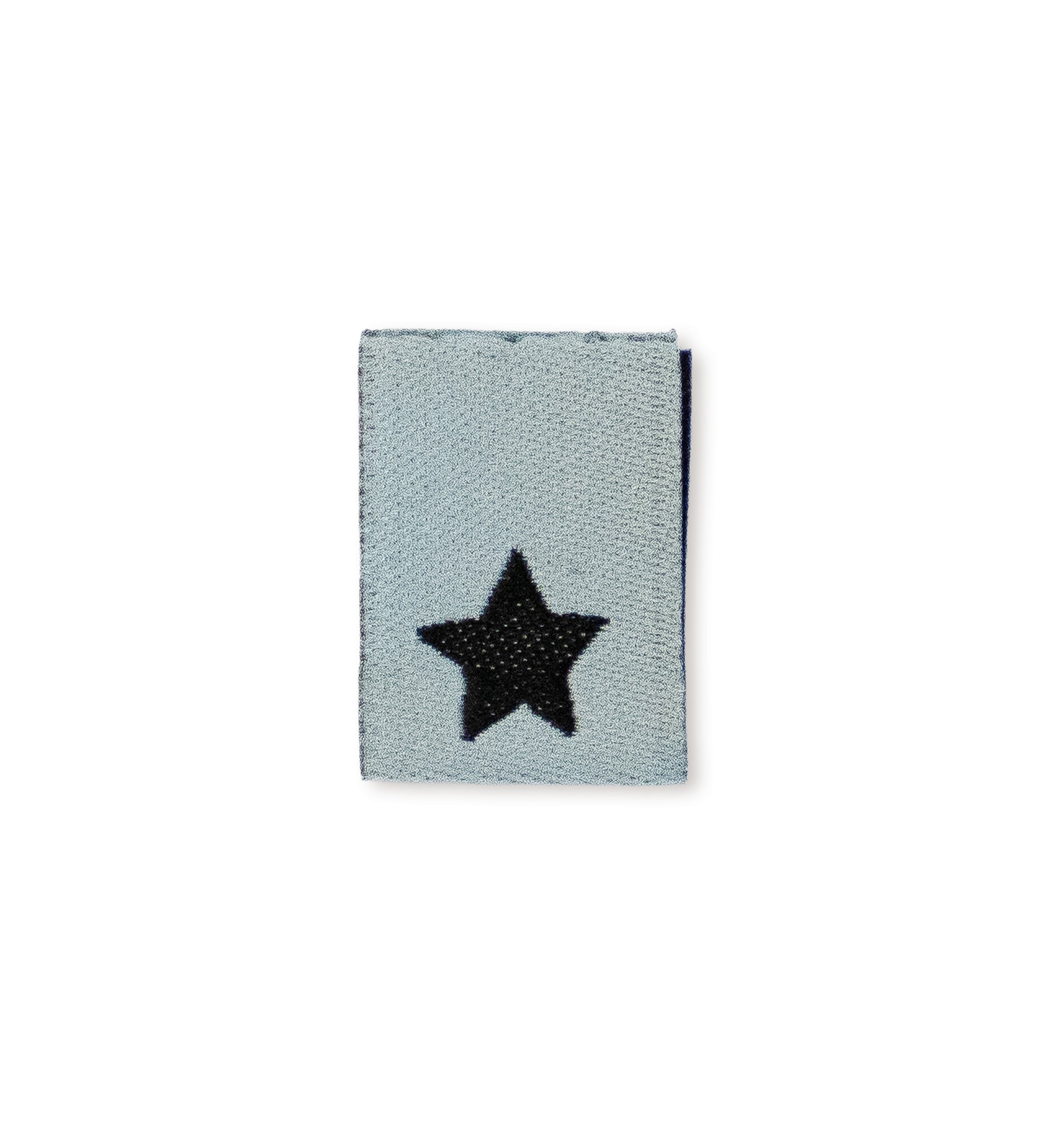 Klapp-Weblabel - Stern *Blau*