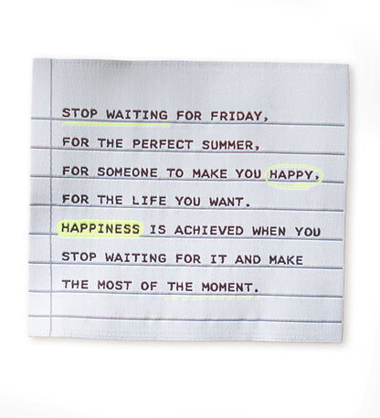 XXL-Weblabel - stop waiting for Friday