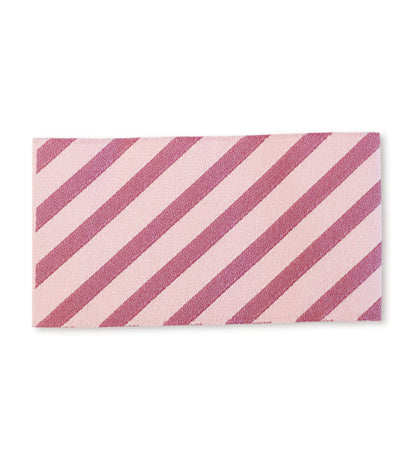 XXL-Weblabel - Stripes mauve/rosa