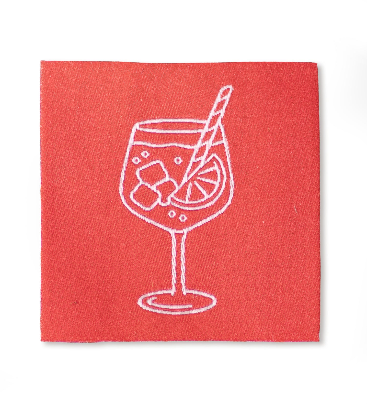 Weblabel - Spritz *rot/rosa*