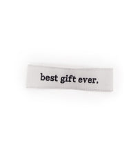 Weblabel *best gift ever* - 4er Pack