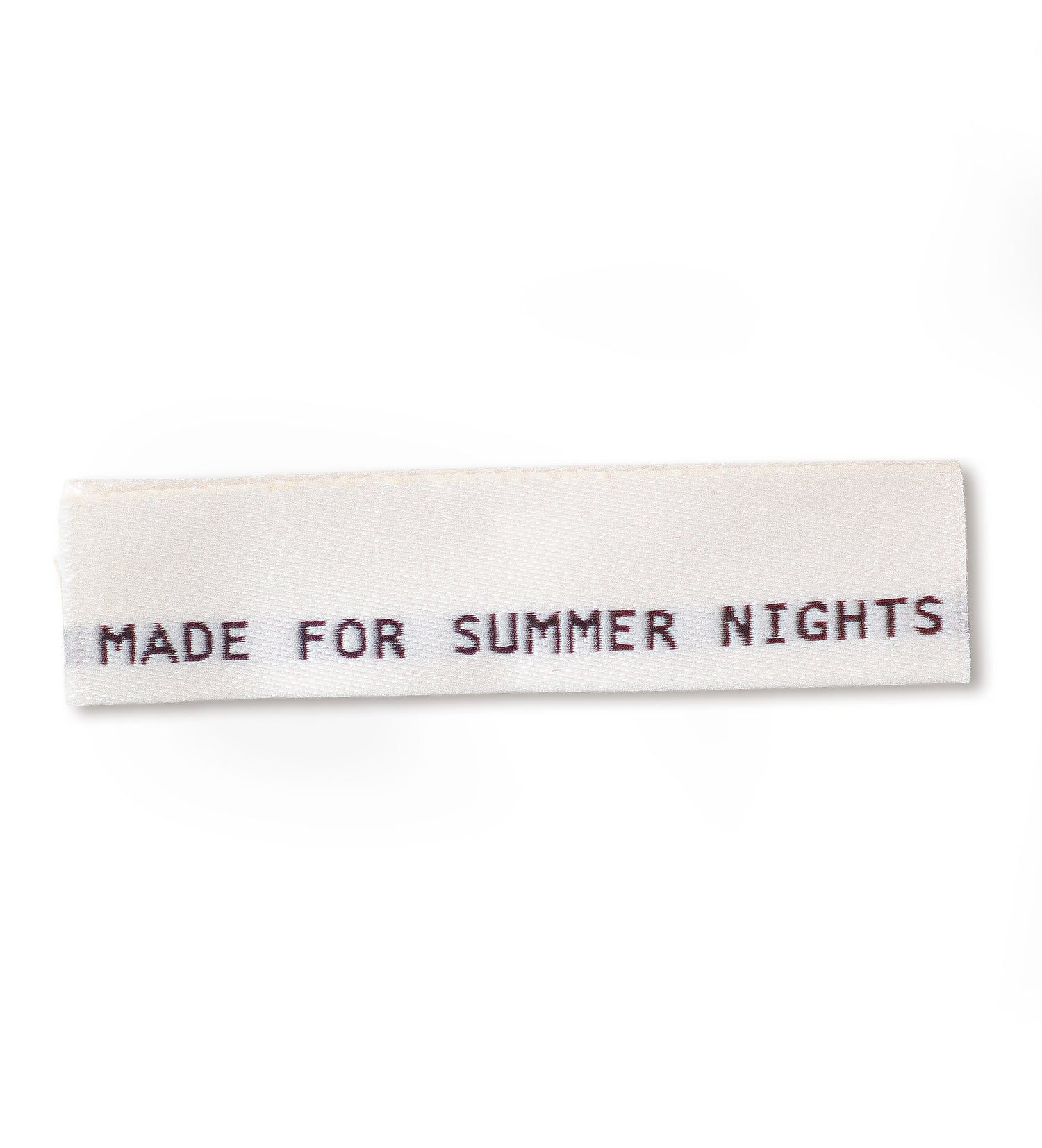 Klapp-Weblabel - made for summer nights