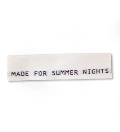 Klapp-Weblabel - made for summer nights