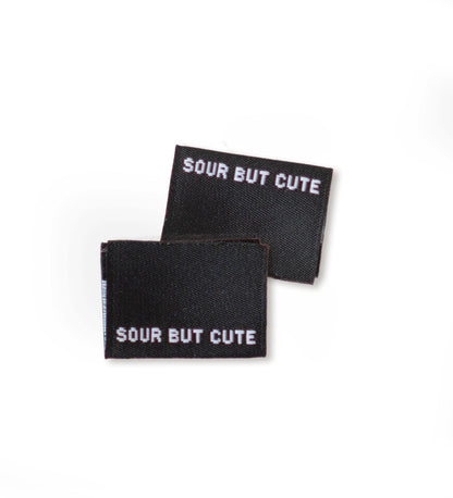 Klapp-Weblabel - sour but cute