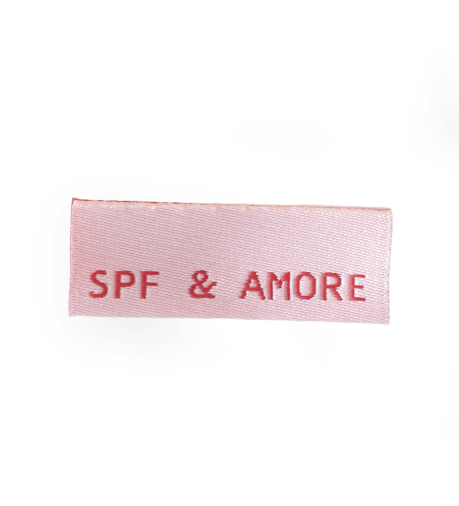 Klapp-Weblabel - SPF &amp; AMORE