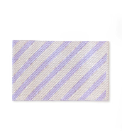 XL-Weblabel - Stripes lila/ecru