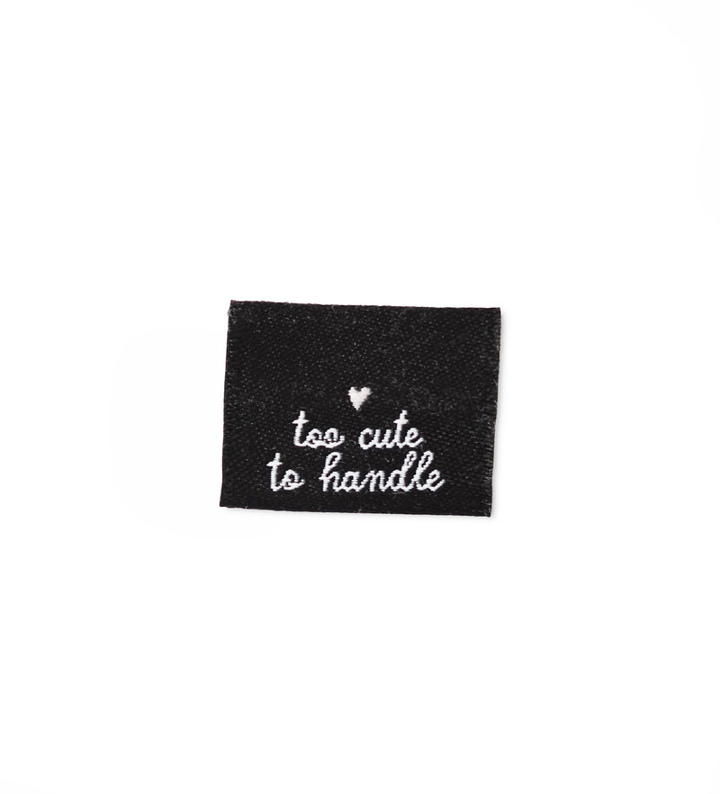 Mini-Label *too cute to handle* - 4er Pack
