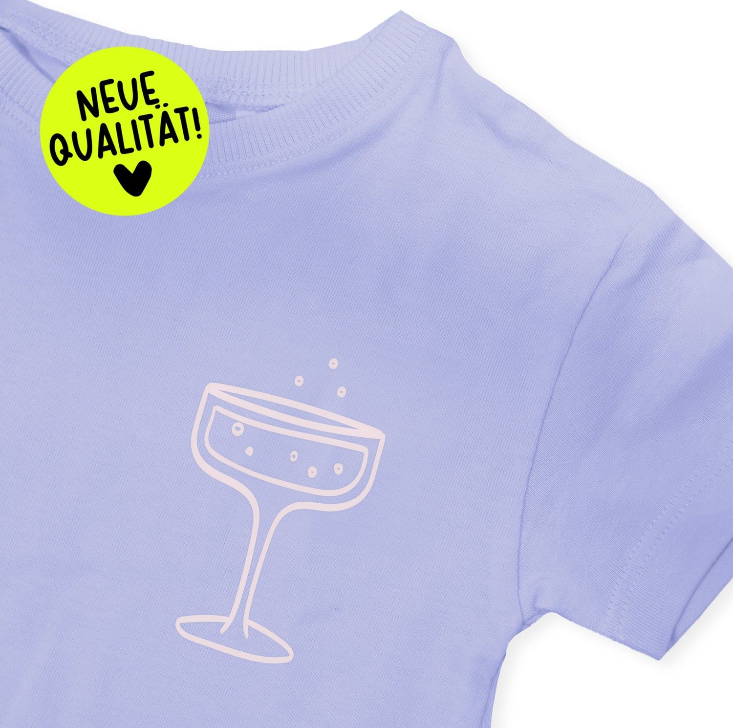 SPECIAL - EDITION! Flock - Patch - Champagner *iron - on* - Paul &amp; Clara