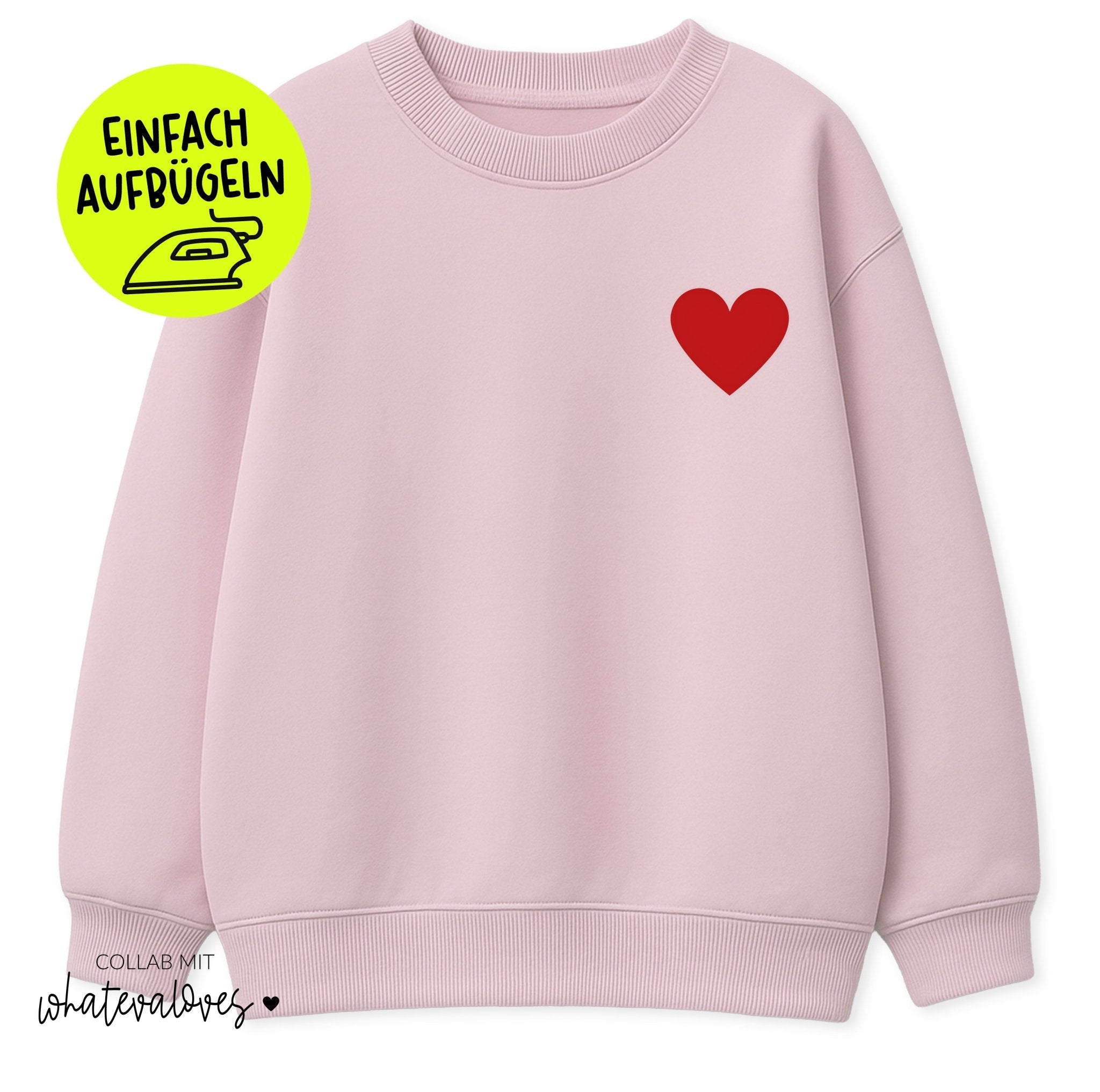 *SPECIAL EDITION* Flock - Patch - Herz *iron - on* - Paul &amp; Clara