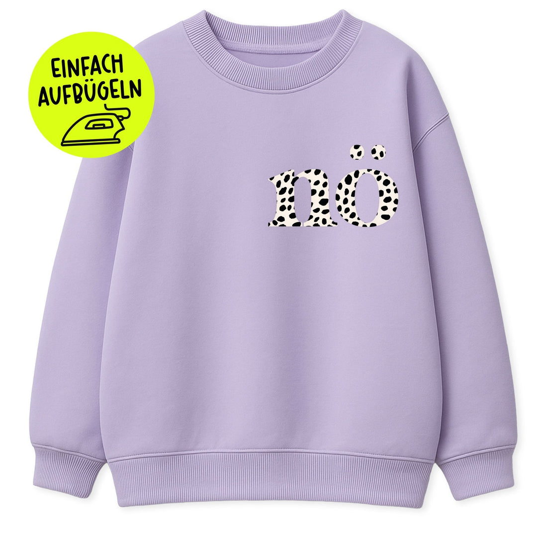 *SPECIAL EDITION* Flock - Patch - nö - DOTS - *iron - on* - Paul &amp; Clara