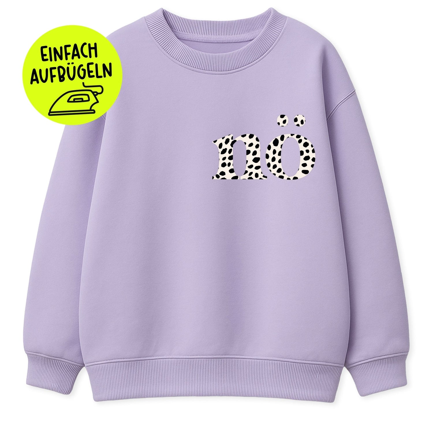 *SPECIAL EDITION* Flock - Patch - nö - DOTS - *iron - on* - Paul &amp; Clara